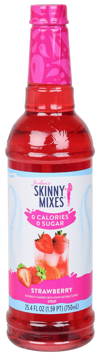 Thumbnail 1: Jordan's Skinny Mixes 25.4 oz Strawberry Skinny Syrup 