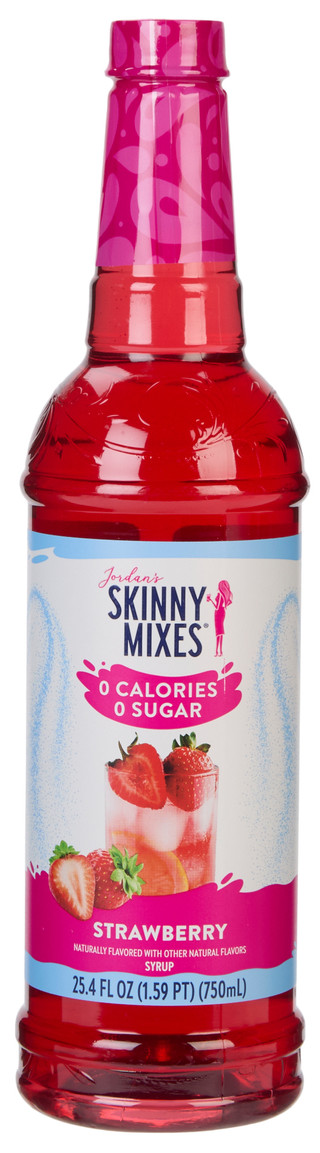 Thumbnail 1: Jordan's Skinny Mixes 25.4 oz Strawberry Skinny Syrup 