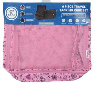 Thumbnail 1: Life is Good 6 Pc Travel Packing Cube Set 
