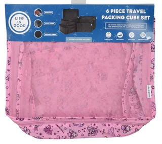 Thumbnail 1: Life is Good 6 Pc Travel Packing Cube Set 