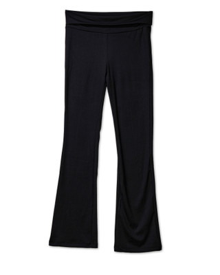 Thumbnail 1: love tree Juniors Active Performance Foldover Flare pants 