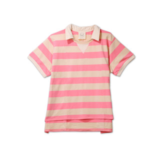 Thumbnail 1: Fantastic Fawn Women's Short Sleeve Striped Tee 