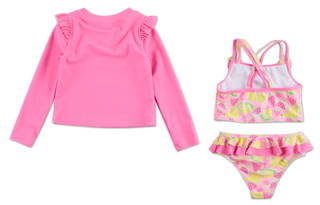 Thumbnail 2: Derek Heart Little Girls 3 Pc Tankini Set  