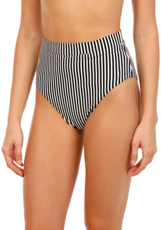 Thumbnail 1: RAISINS Juniors Striped Bikini Bottom 