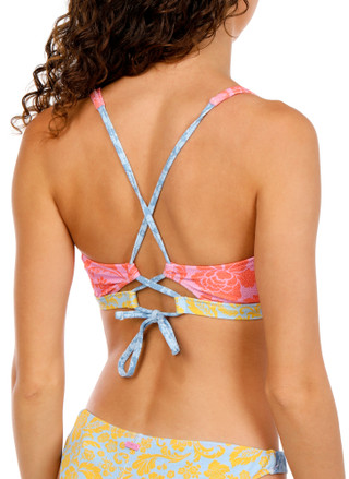 Thumbnail 3: ROXY Juniors Tapestry Patchwork Bikini Top 