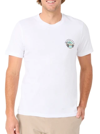Thumbnail 1: Quiksilver Men's Short Sleeve Coastal Groove Graphic Tee 