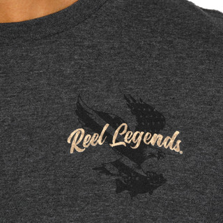 Thumbnail 2: REEL LEGENDS Men's Short Sleeve Eagle Graphic Tee 