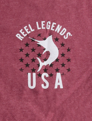 Thumbnail 5: REEL LEGENDS Men's Florida Flag Graphic T-Shirt 
