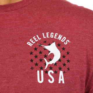 Thumbnail 6: REEL LEGENDS Men's Florida Flag Graphic T-Shirt 