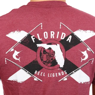 Thumbnail 2: REEL LEGENDS Men's Florida Flag Graphic T-Shirt 