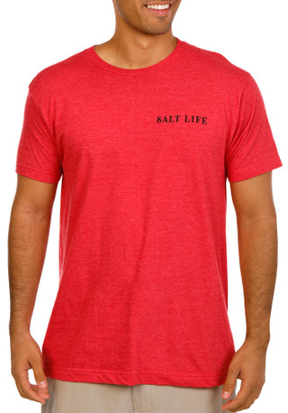Thumbnail 2: Salt Life Men's Short Sleeve Logo Shark Graphic Tee 