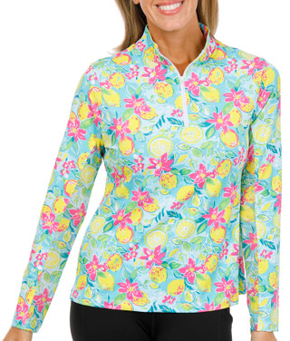 Thumbnail 1: GOTTEX Women's Long Sleeve Quarter Zip Top 