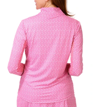 Thumbnail 4: GOTTEX Women's Long Sleeve Quarter Zip Top 