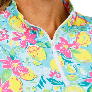 Thumbnail 3: GOTTEX Women's Long Sleeve Quarter Zip Top 