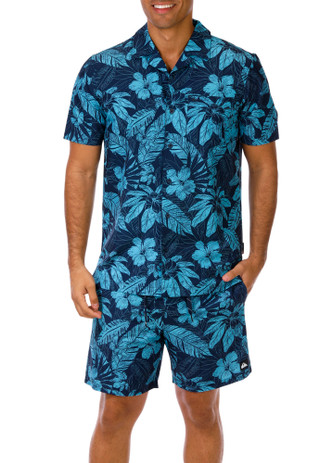 Thumbnail 1: Quiksilver Men's Flower Valley Swim Shorts 