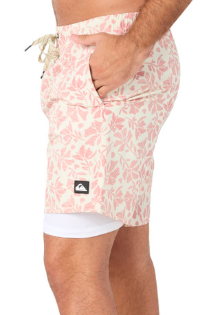 Thumbnail 2: Quiksilver Men's Flower Valley Swim Shorts 