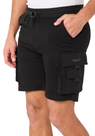 Thumbnail 3: Modern Culture Men's Solid Tech Cargo Shorts 