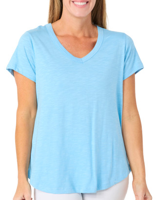 Thumbnail 1: Grace Women's Short Sleeve Solid Top 