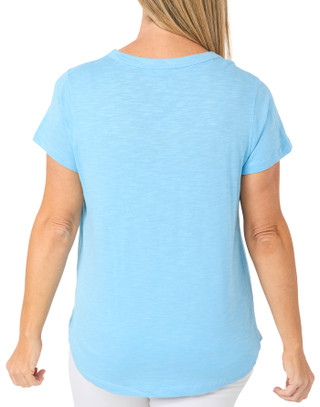 Thumbnail 2: Grace Women's Short Sleeve Solid Top 
