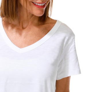 Thumbnail 3: Grace Women's Short Sleeve Solid Top 