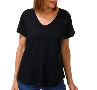 Thumbnail 1: Grace Women's Short Sleeve Solid Top 