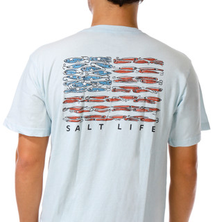 Thumbnail 3: Salt Life Men's Freedom Lures T-Shirt 