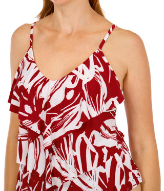 Thumbnail 3: Miraclesuit Women's Impressionist Rita Tankini Top 