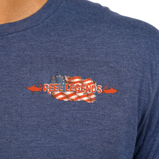 Thumbnail 2: REEL LEGENDS Men's Short Sleeve We The People Graphic T-Shirt 