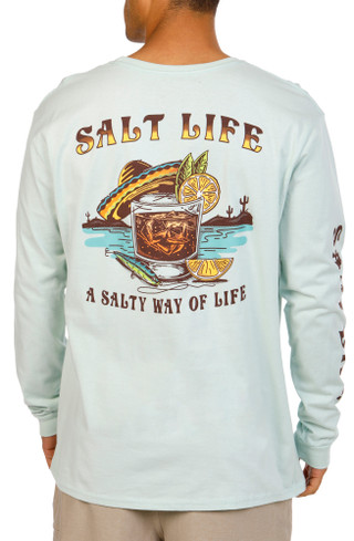 Thumbnail 1: Salt Life Men's Long Sleeve Salty Way of Life Graphic Tee 
