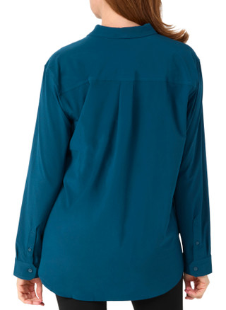 Thumbnail 4: Eddie Bauer Women's Long Sleeve Button Down Performance Shirt 