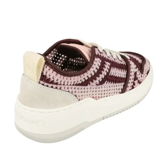 Thumbnail 2: FERRAGAMO Womens Dennis Crochet Sneakers 