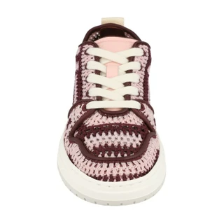Thumbnail 5: FERRAGAMO Womens Dennis Crochet Sneakers 
