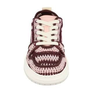 Thumbnail 10: FERRAGAMO Womens Dennis Crochet Sneakers 