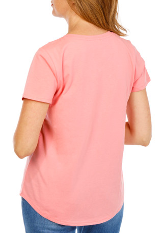 Thumbnail 2: Sable Sky Women's Heart Mom Chenille Sequined Graphic Tee 