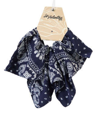 Thumbnail 1: La Valentina Bandana Print Hair Scrunchie  
