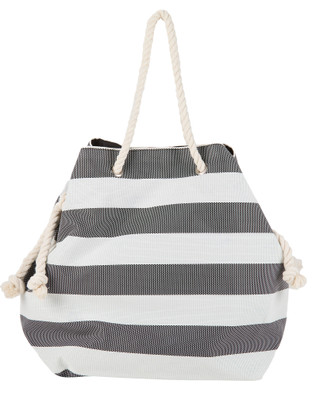 Thumbnail 1: Sun N' Sand Stripe Print Beach Tote 
