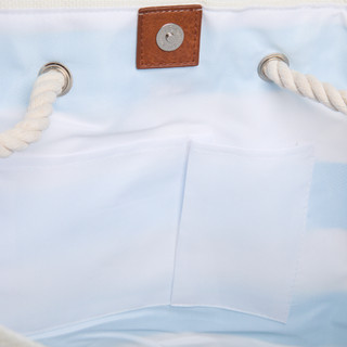 Thumbnail 3: Sun N' Sand Stripe Print Beach Tote 