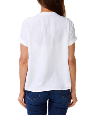 Thumbnail 2: Ava & Grace Women's Petite Embroidered Floral Print Top  