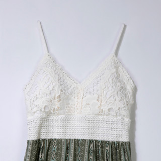 Thumbnail 4: Derek Heart Juniors Crochet Bust Maxi Dress 