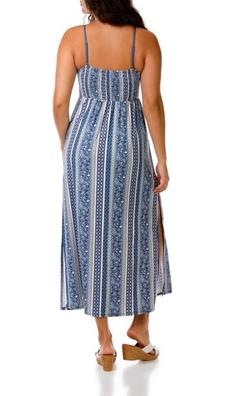 Thumbnail 2: Derek Heart Juniors Crochet Bust Maxi Dress 