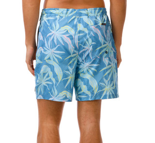 Thumbnail 2: Quiksilver Men's Palm Leaf Volley Swim Shorts 