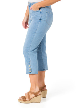 Thumbnail 3: NYDJ Women's Joni High Rise Denim Capris 