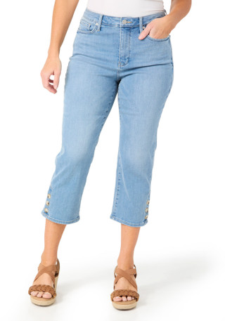 Thumbnail 1: NYDJ Women's Joni High Rise Denim Capris 