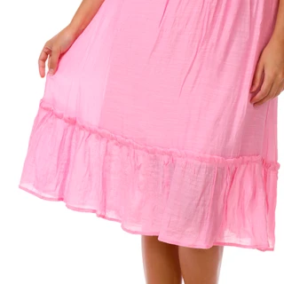 Thumbnail 3: As U Wish Juniors' Tie Front Gauze Midi Dress 