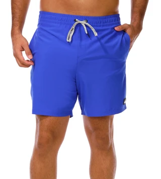 Thumbnail 1: Quiksilver Men's Solid Volley Swim Shorts 