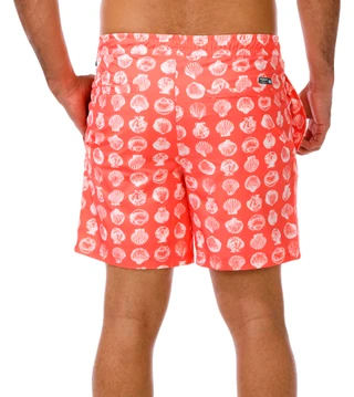 Thumbnail 3: QUICKSILVER WATERMAN Men's Shell Print Volley Swim Shorts 