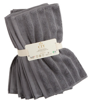 Thumbnail 2: CLASSIC TURKISH TOWELS Brampton Ribbed Turkish Cotton Bath Towel Collection 