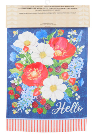 Thumbnail 2: Carson Home Accents 12x18 Americana Glitter Garden Flag 
