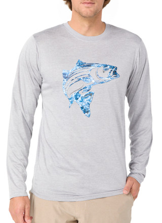 Thumbnail 1: Mossy Oak Men's Outdoor Long Sleeve Bass Performance Shirt 