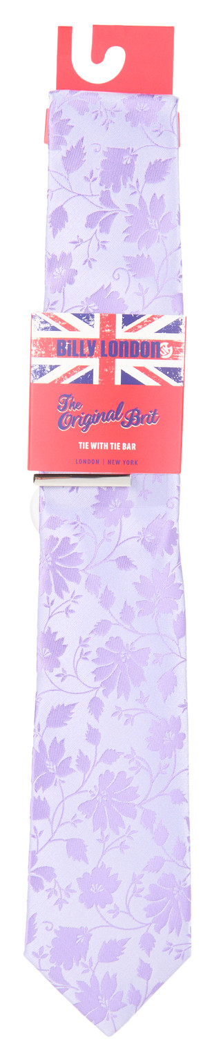Thumbnail 1: Billy London Men's Floral Print Neck Tie  
